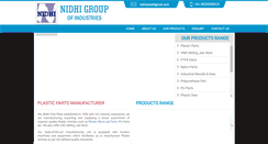 Desktop Screenshot of nidhiplastindia.com